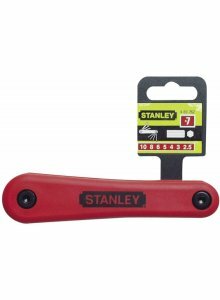 Stanley inbus stiftsleutelset 2,5 t/m 10 mm